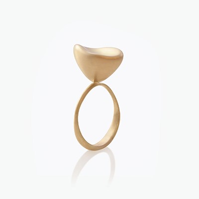 BABY MALAK FLOURISH PURE SMALL MARQUISE RING